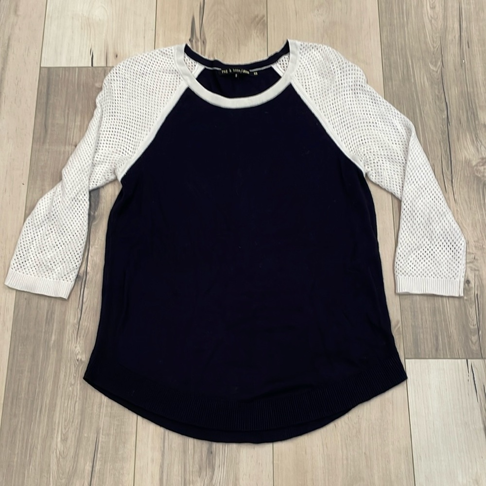 Rag & Bone 3/4 sleeve sweater, size XS.